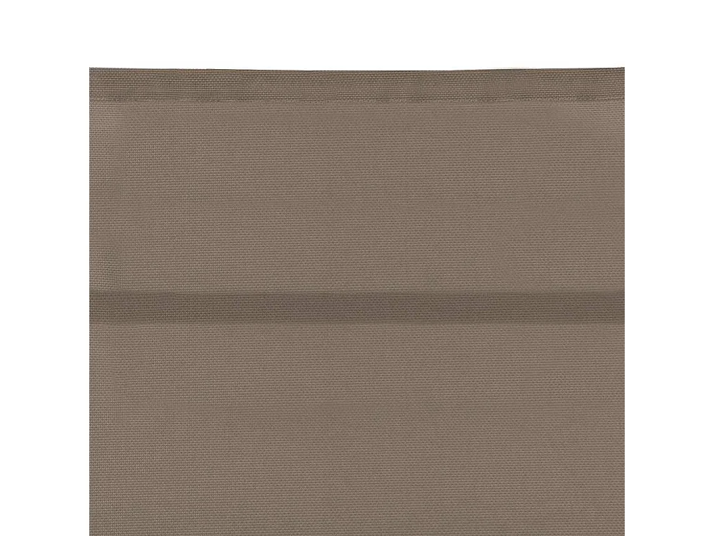 Sonnenliege Textilene und Aluminium Taupe