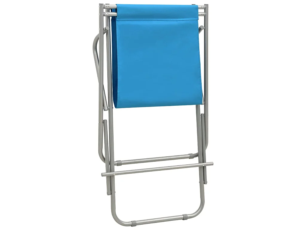 Sedie a Dondolo 2 pz in Acciaio Blu