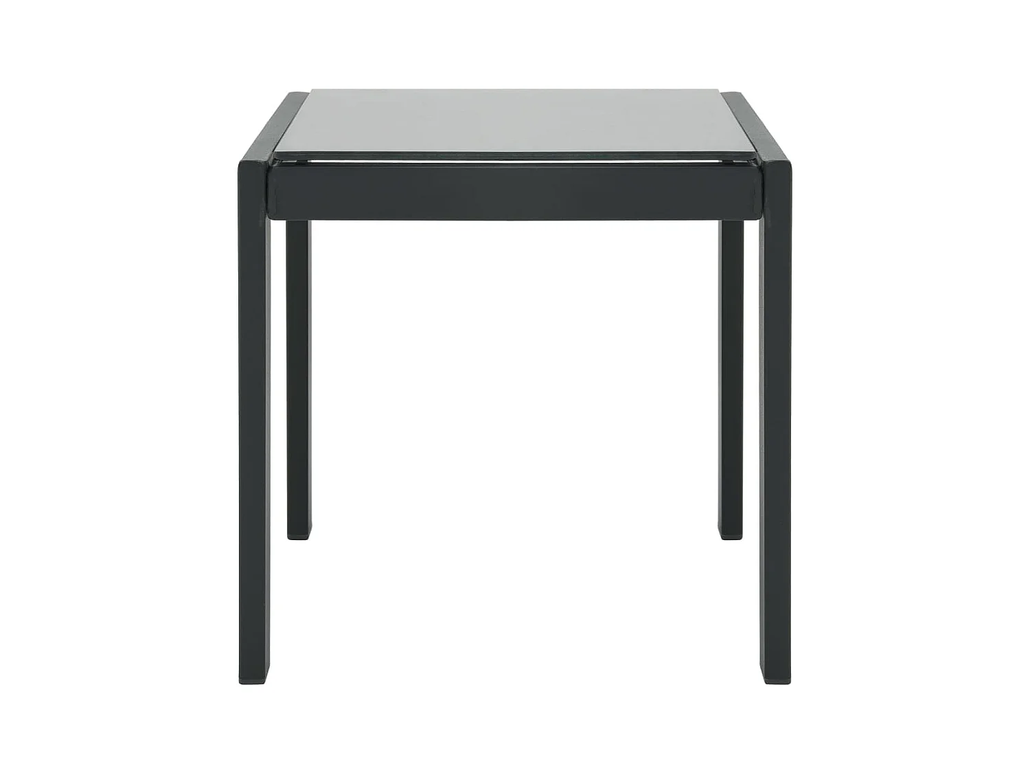 Sonnenliegen 2 Stk. mit Tisch Textilene und Stahl