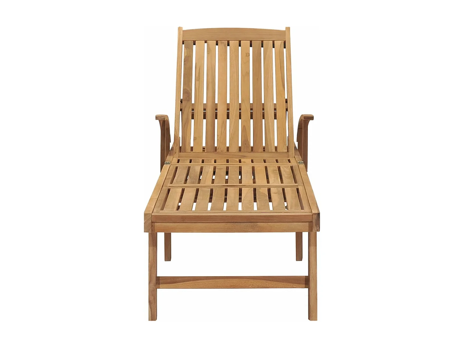 Chaise longue Bois de teck solide