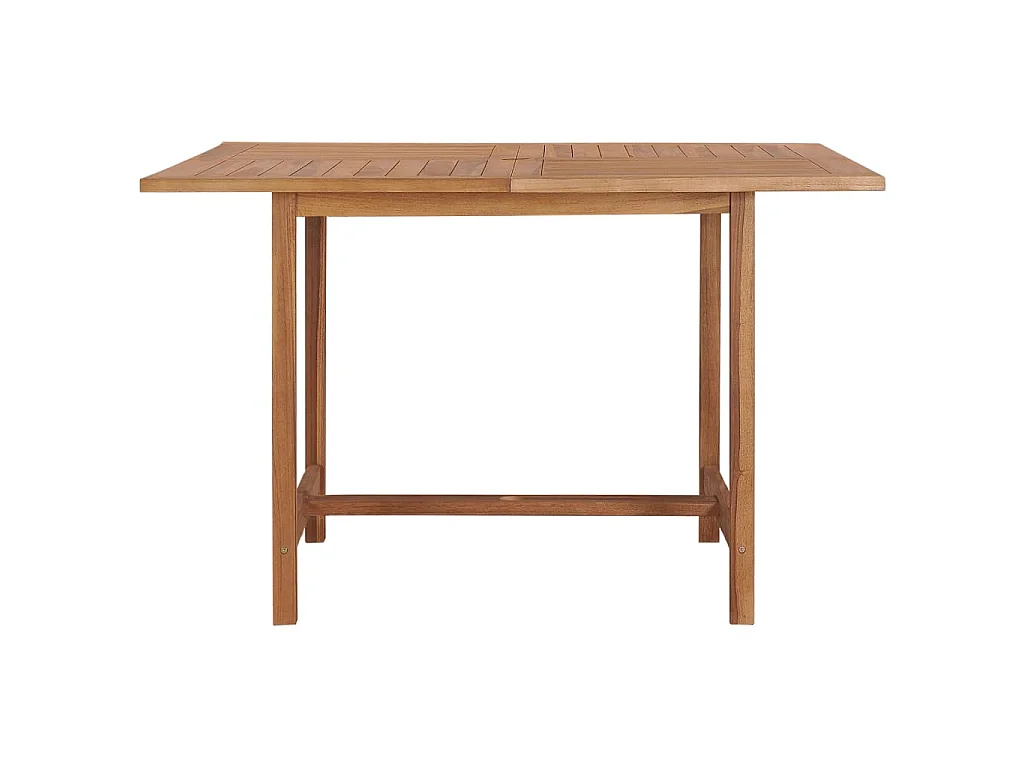 Table à dîner de jardin 110x110x75 cm Bois massif de teck