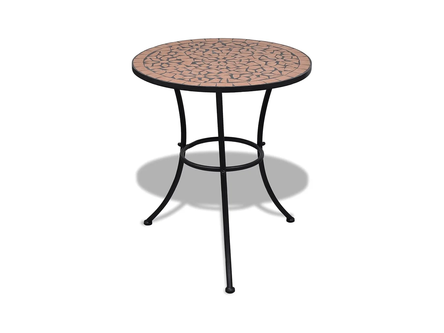 Tavolo da Bistrot Terracotta 60 cm a Mosaico