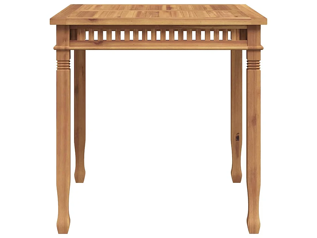 Mesa de jantar para jardim 80x80x80 cm madeira de teca maciça