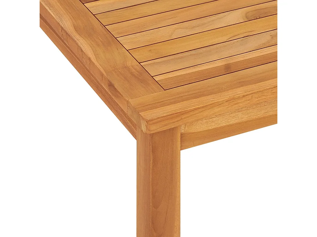Garden Esstisch 120x70x77 cm Massiv Teakholz