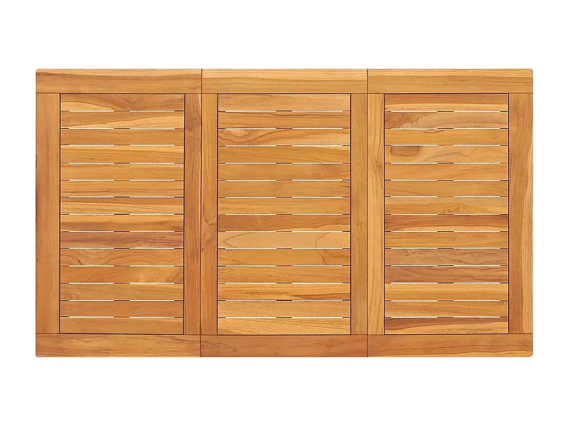 Garden Esstisch 120x70x77 cm Massiv Teakholz