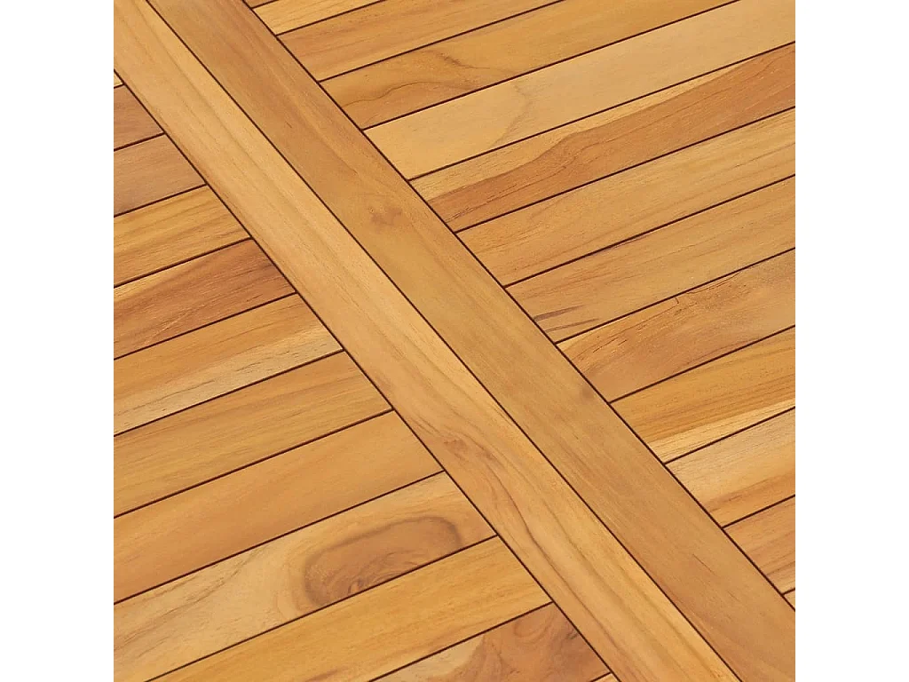 Garden Esstisch 120x70x77 cm Massiv Teakholz