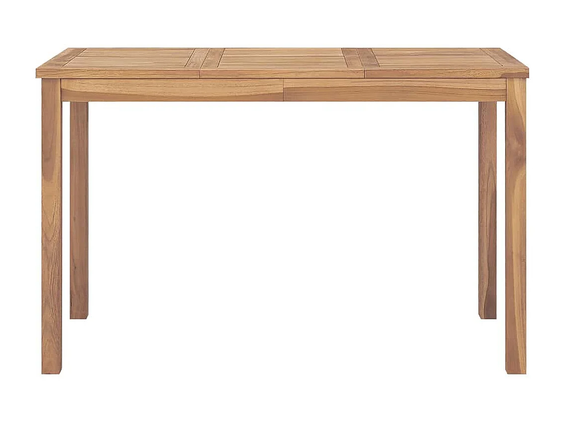 Garden Esstisch 120x70x77 cm Massiv Teakholz