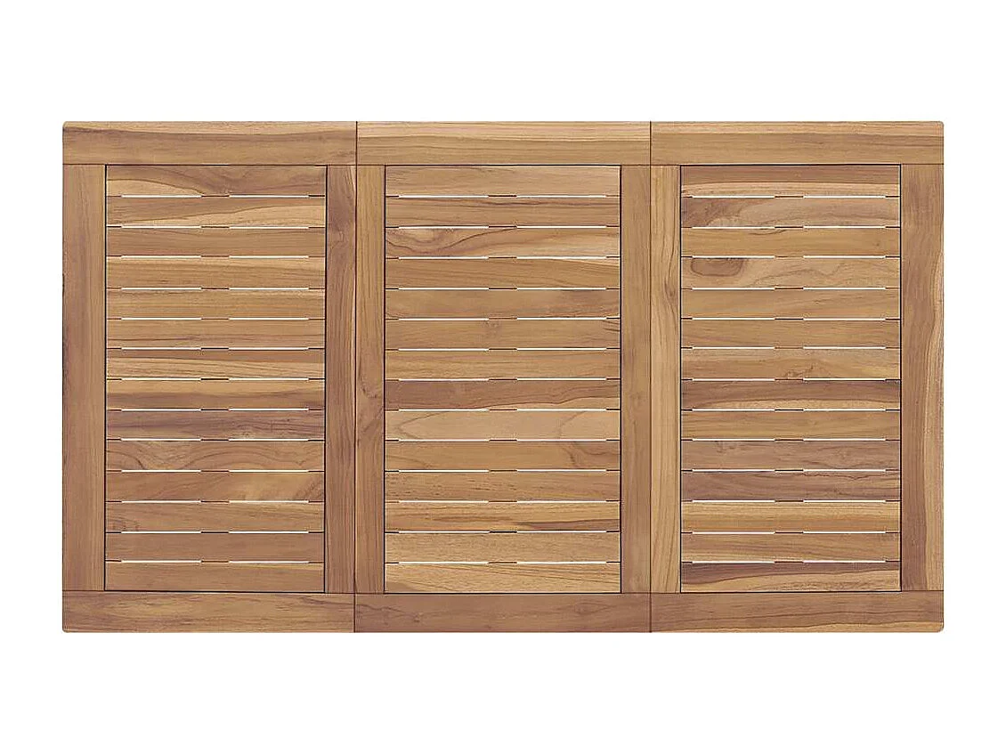 Garden Esstisch 120x70x77 cm Massiv Teakholz