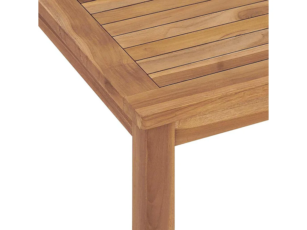 Garden Esstisch 120x70x77 cm Massiv Teakholz