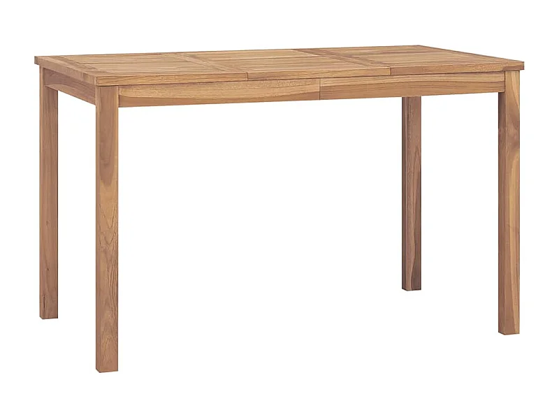 Tavolo da Pranzo per Giardino 120x70x77 cm in Massello di Teak