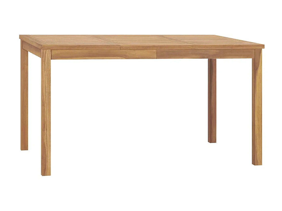 Tuintafel 140x80x77 cm massief teakhout