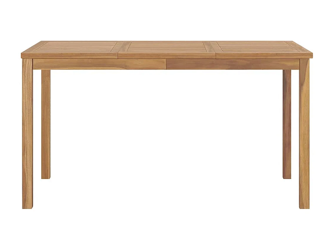 Tuintafel 140x80x77 cm massief teakhout