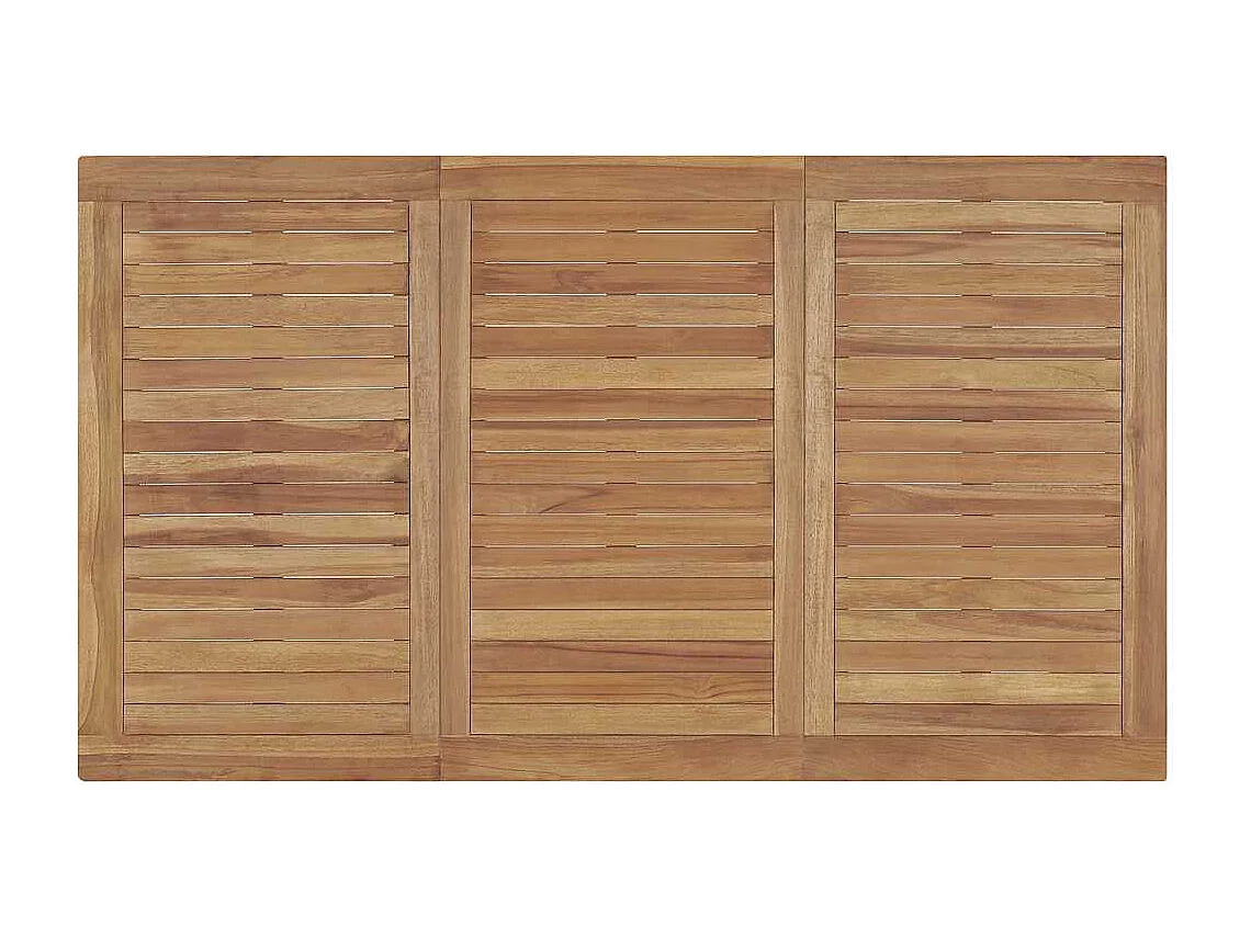 Tuintafel 140x80x77 cm massief teakhout