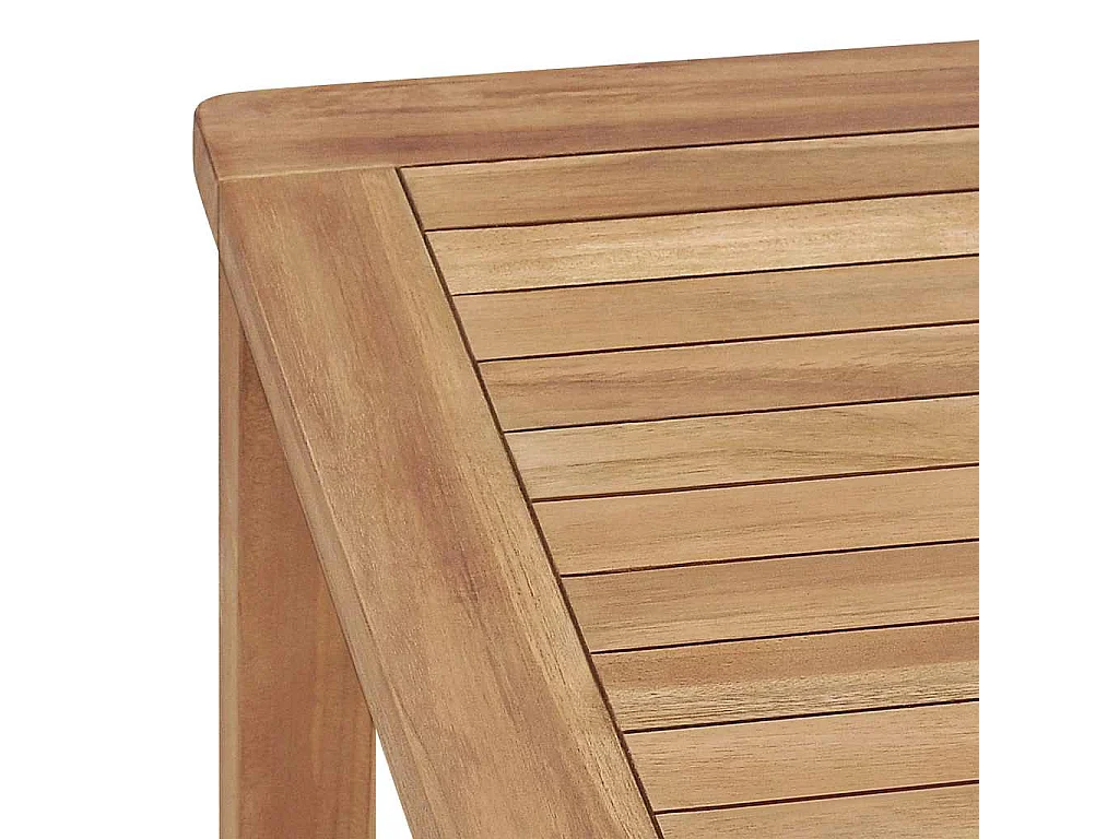 Table à dîner de jardin 140x80x77 cm Bois de teck solide