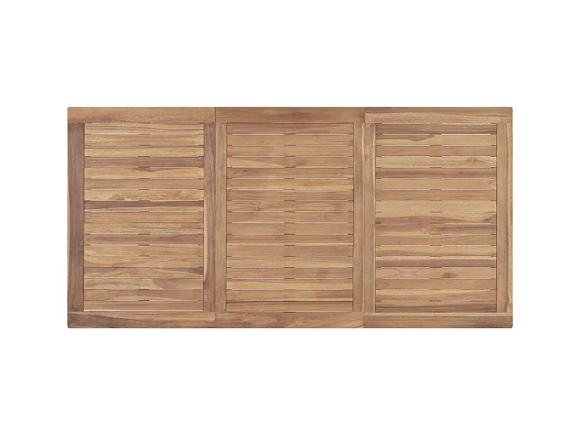 Table à dîner de jardin 160x80x77 cm Bois de teck solide