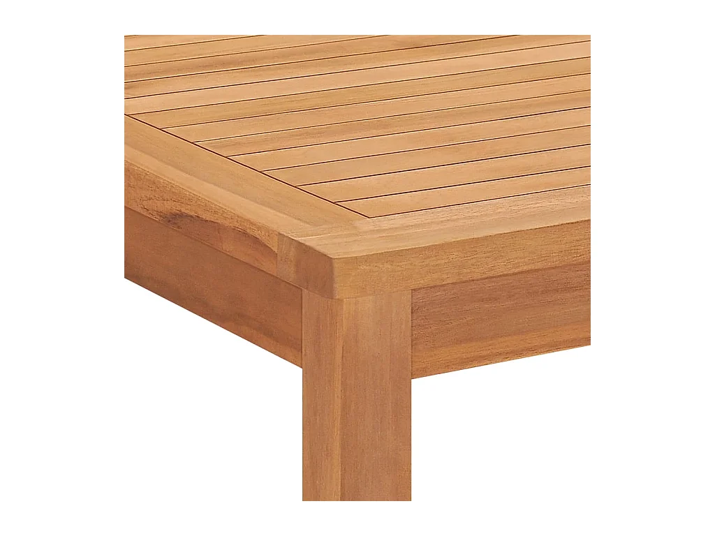 Table à dîner de jardin 160x80x77 cm Bois de teck solide