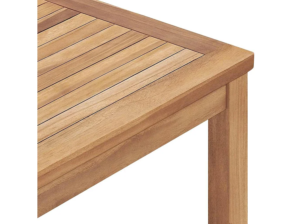 Table à dîner de jardin 160x80x77 cm Bois de teck solide