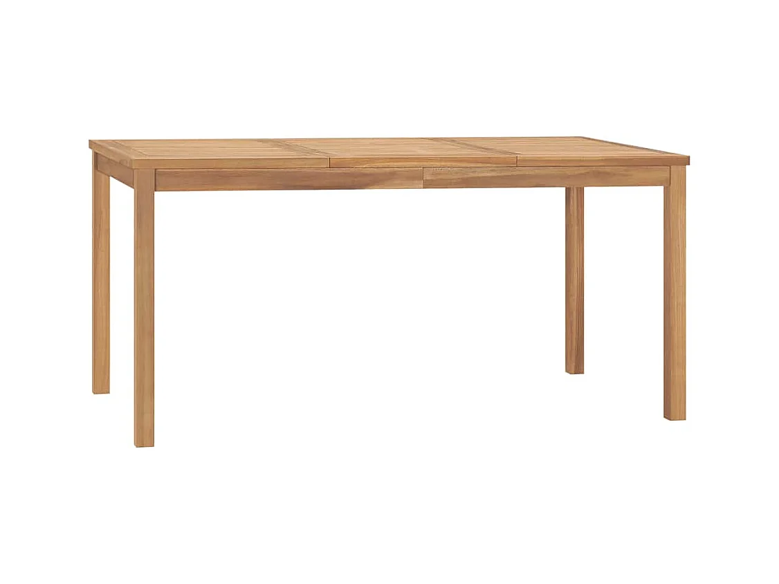 Tuintafel 160x80x77 cm massief teakhout