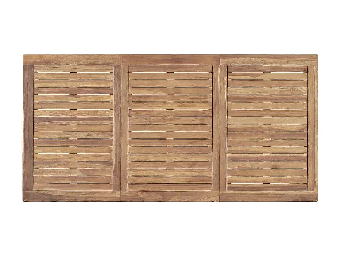 Table à dîner de jardin 160x80x77 cm Bois de teck solide