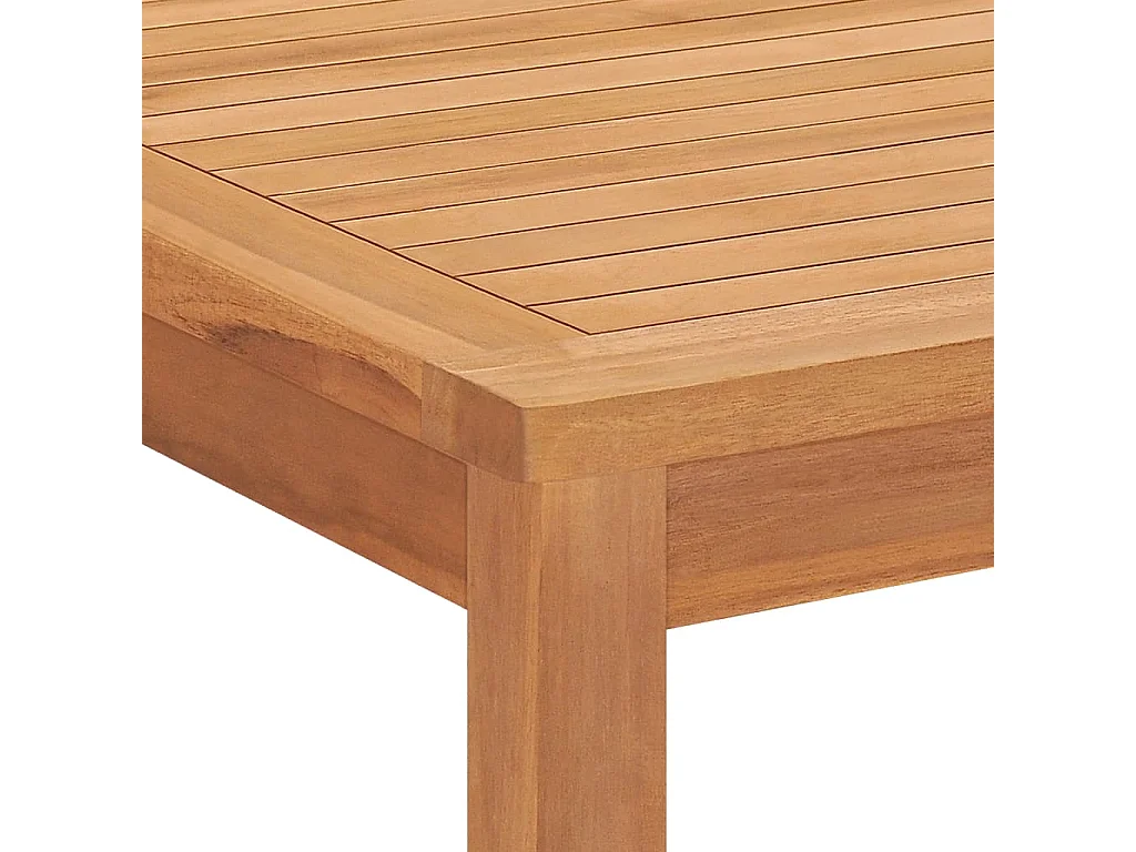 Table à dîner de jardin 160x80x77 cm Bois de teck solide
