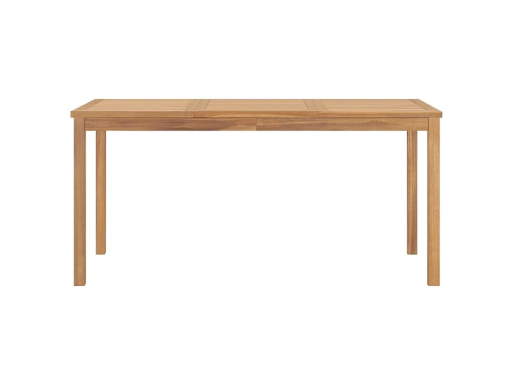 Tavolo da Pranzo da Giardino 160x80x77 cm in Massello di Teak