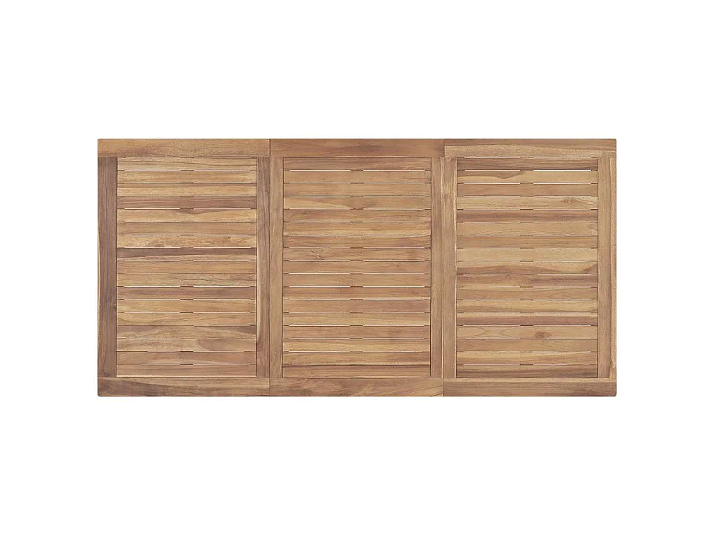 Tavolo da Pranzo da Giardino 160x80x77 cm in Massello di Teak