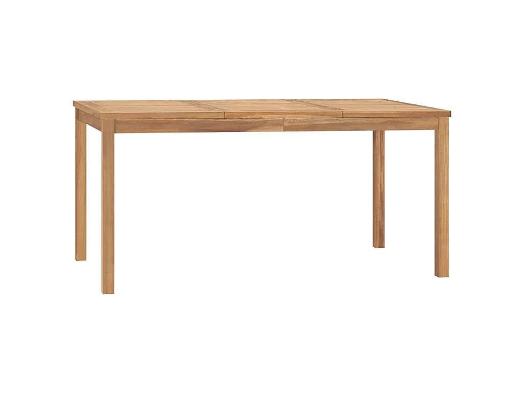 Tavolo da Pranzo da Giardino 160x80x77 cm in Massello di Teak