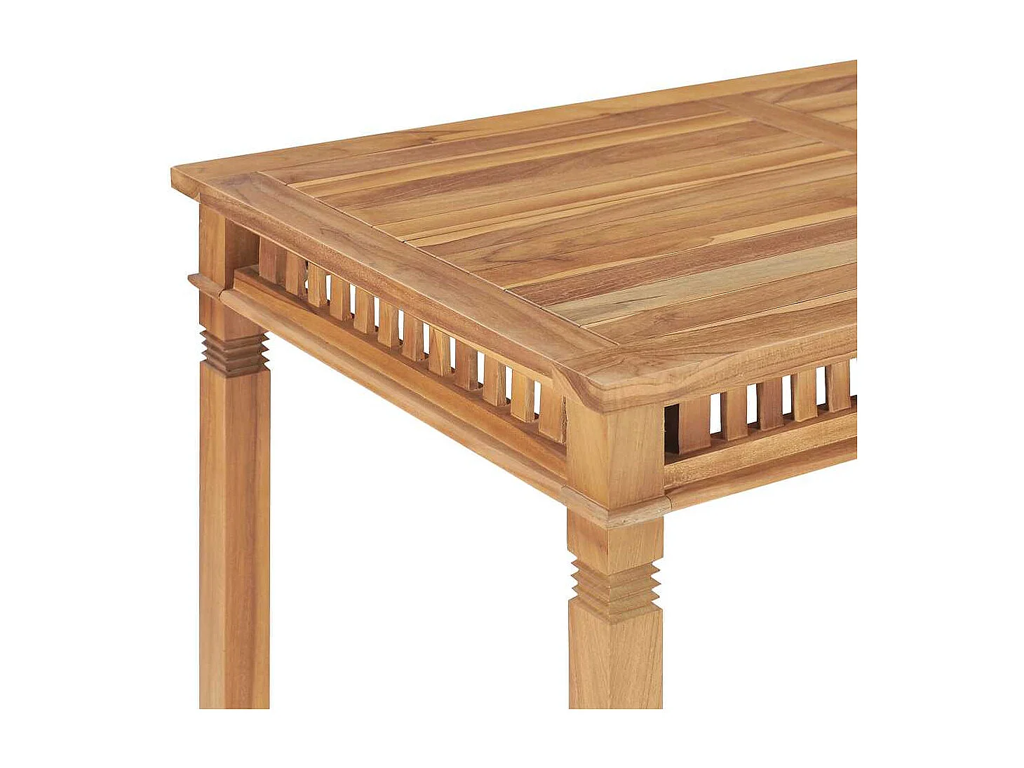 Table à manger de jardin 110x65x80 cm bois de teck solide