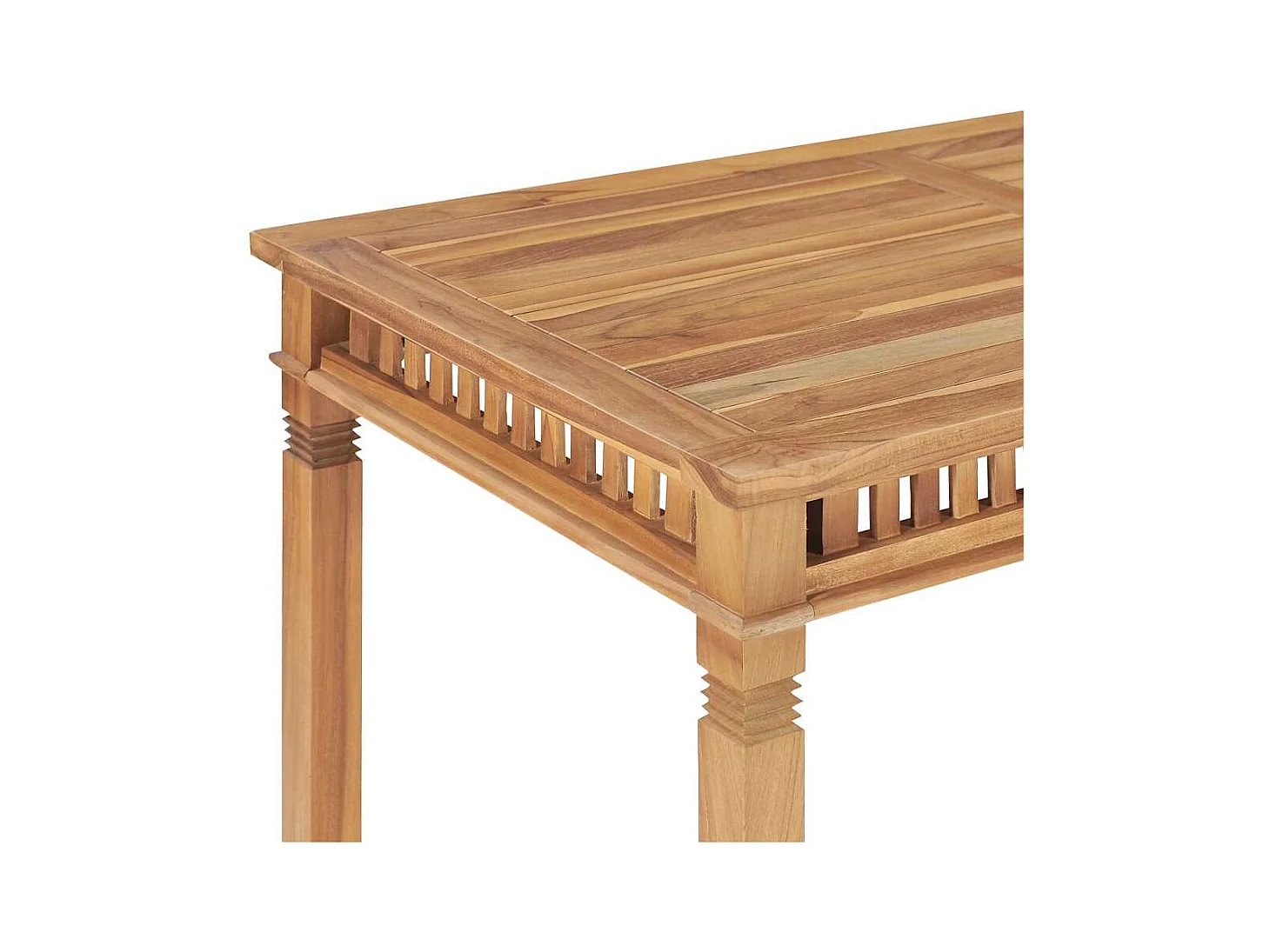 Table à manger de jardin 110x65x80 cm bois de teck solide