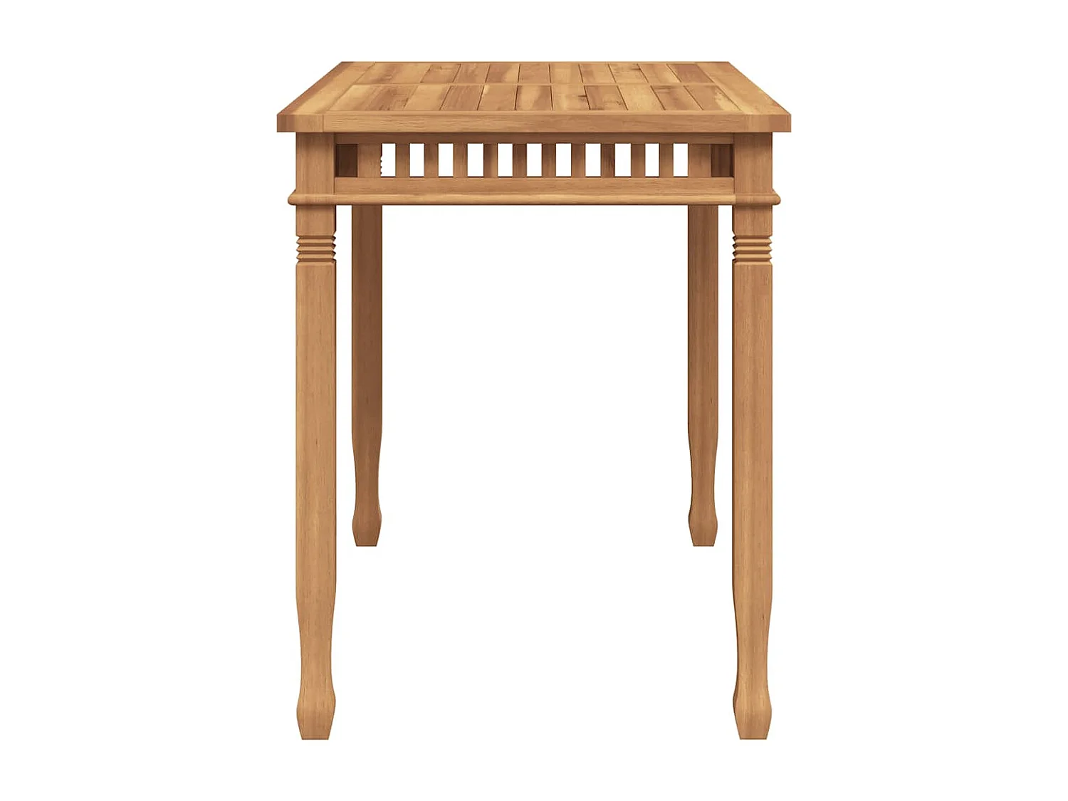 Table à manger de jardin 110x65x80 cm bois de teck solide