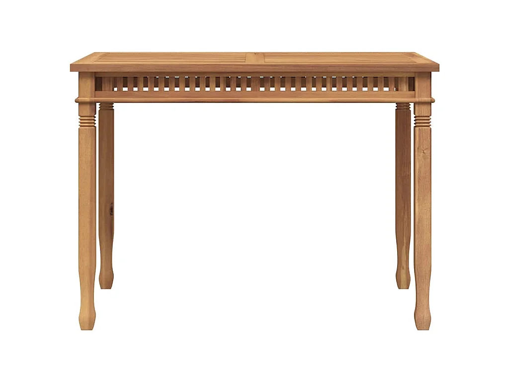 Table à manger de jardin 120x65x80 cm bois de teck solide