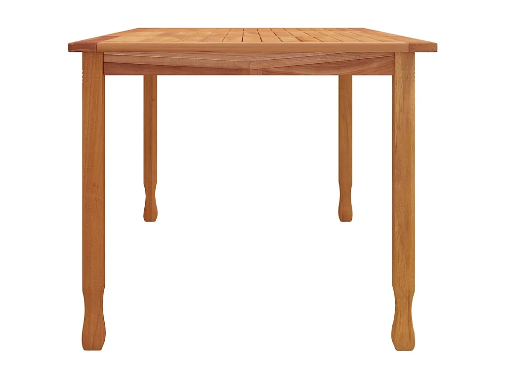 Table à dîner de jardin 150x90x75 cm bois massif de teck