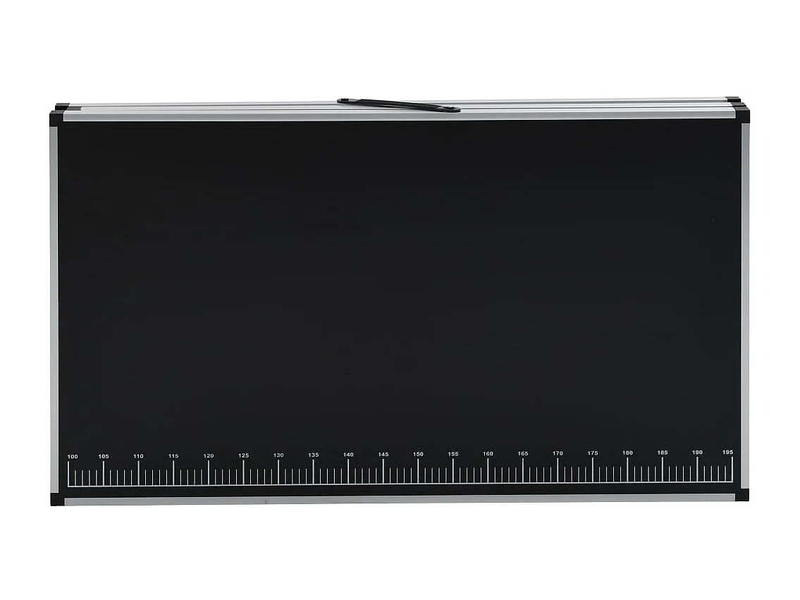 Behangtafel inklapbaar 300x60x78 cm MDF en aluminium