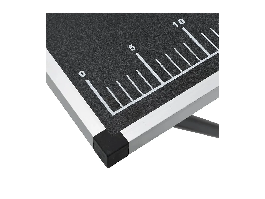 Behangtafel inklapbaar 300x60x78 cm MDF en aluminium