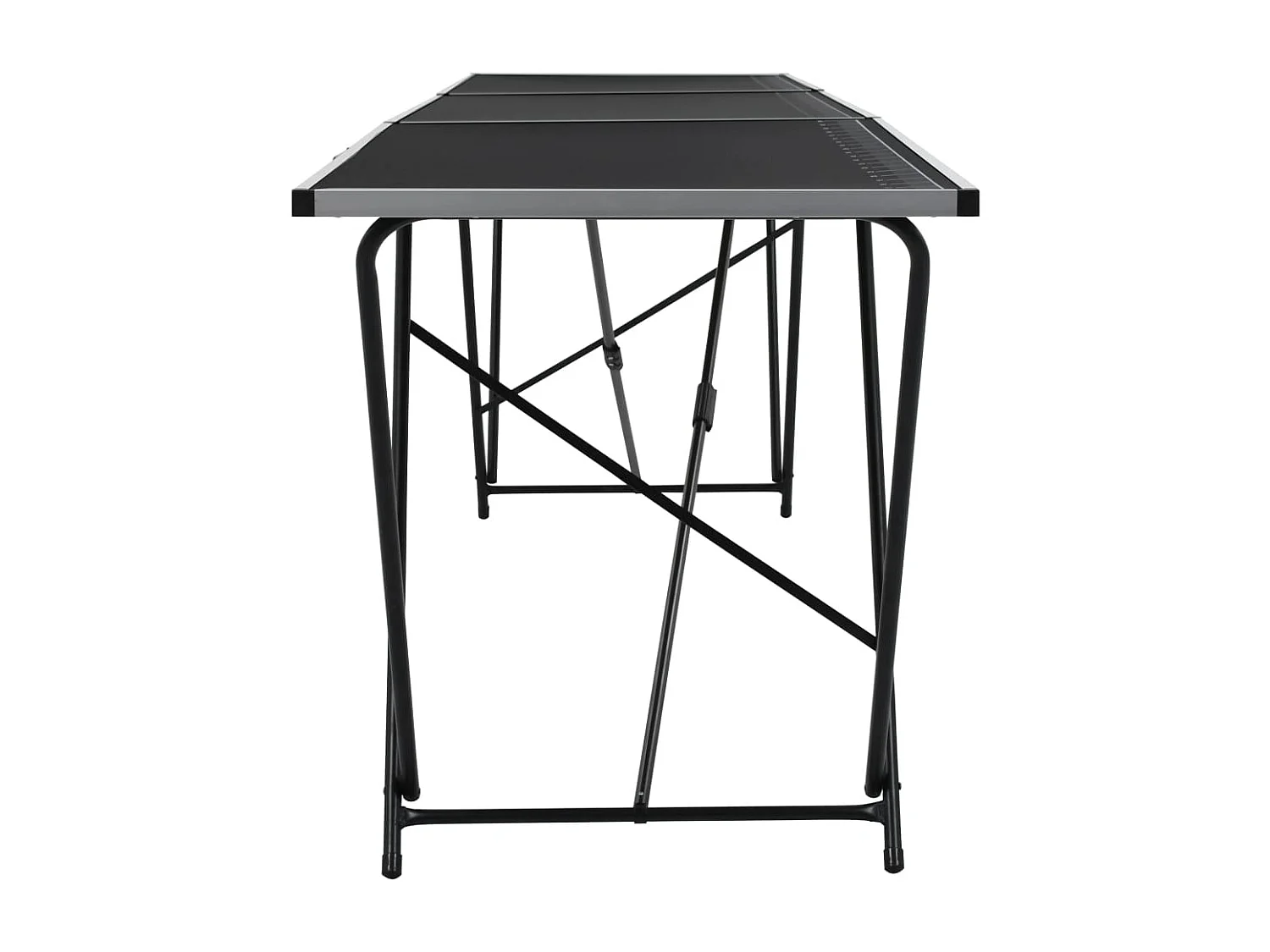 Table à coller pliable MDF et aluminium 300 x 60 x 78 cm