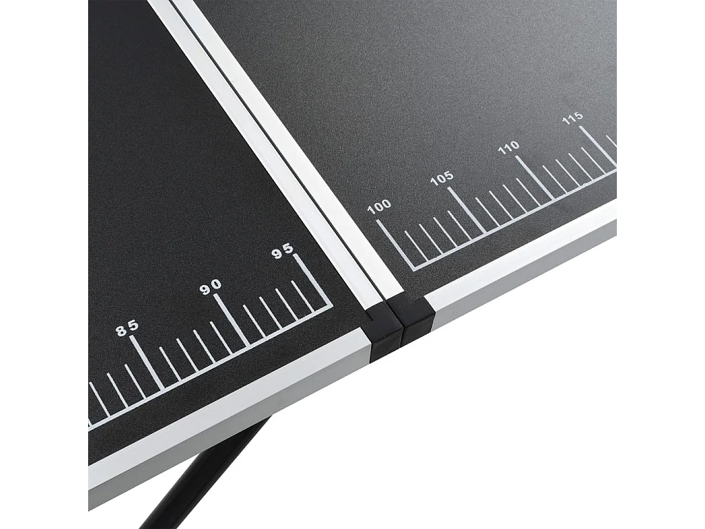 Table à coller pliable MDF et aluminium 300 x 60 x 78 cm