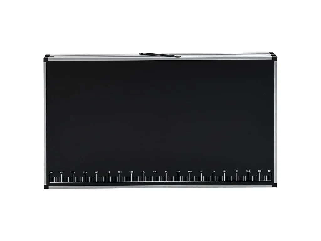 Tavolo Pieghevole per Carta da Parati MDF Alluminio 300x60x78cm