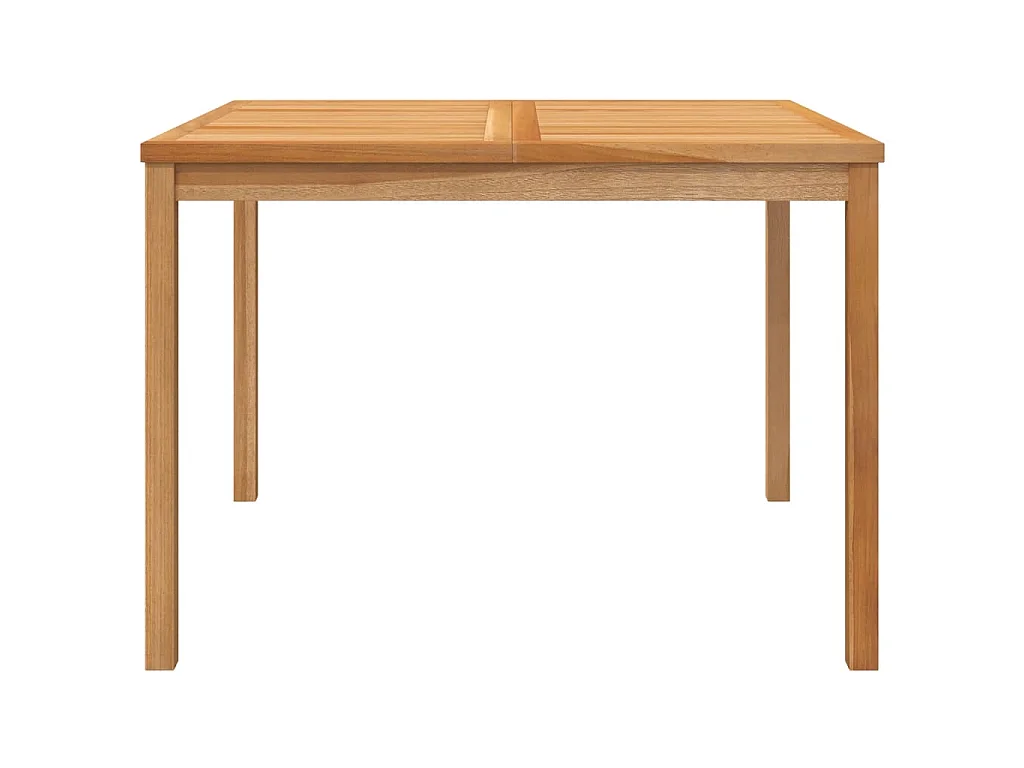 Table à dîner de jardin 110x110x77 cm Bois de teck solide