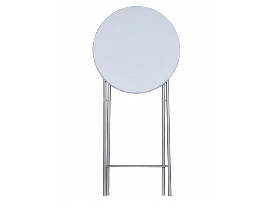 Mesas altas plegables 4 unidades MDF blancas