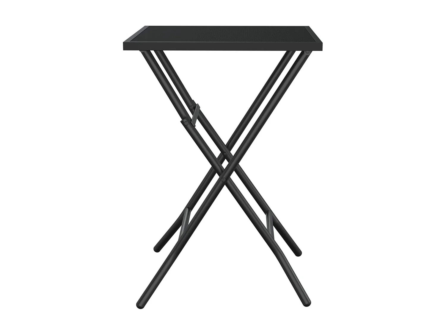 Tuintafel inklapbaar 50x50x72 cm staalgaas antracietkleurig