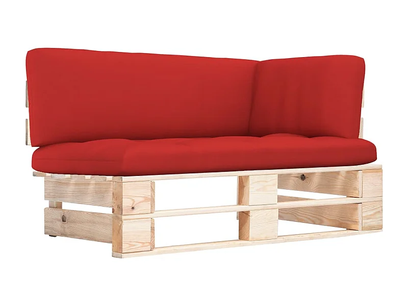 Outdoor-Ecksofa Paletten Kiefernholz Imprägniert
