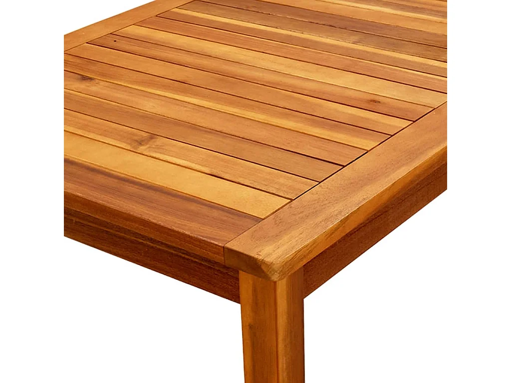 Tavolino da Giardino 110x60x45 cm in Legno Massello di Acacia