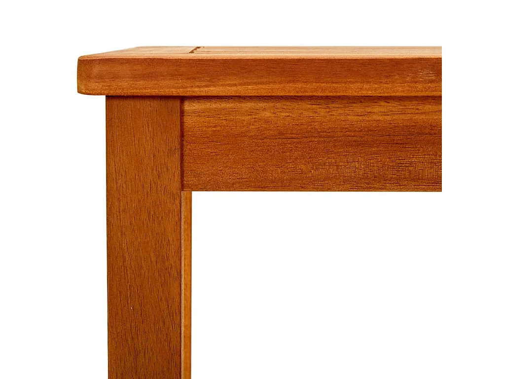 Tavolino da Giardino 110x60x45 cm in Legno Massello di Acacia