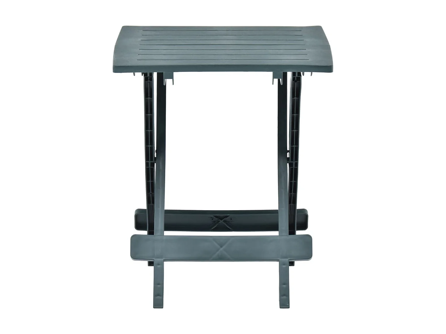 Tavolo da Giardino Pieghevole Verde 45x43x50 cm in Plastica