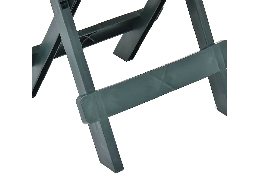 Gartentisch Klappbar Grün 45x43x50 cm Kunststoff