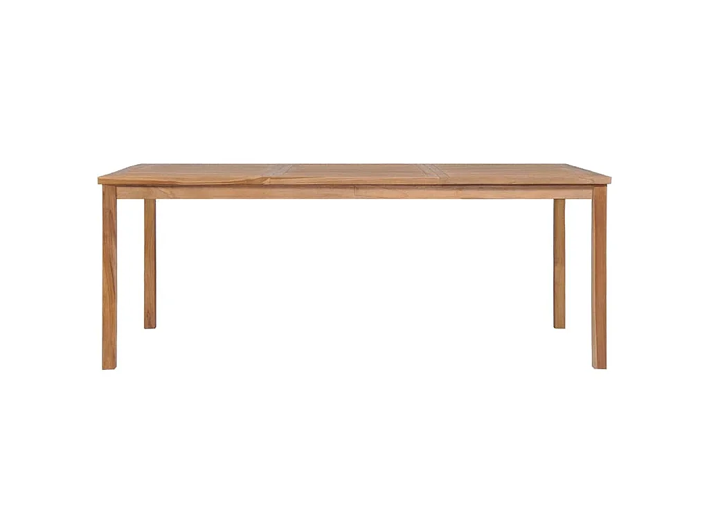 Mesa de jardim 200x100x77 cm madeira teca maciça