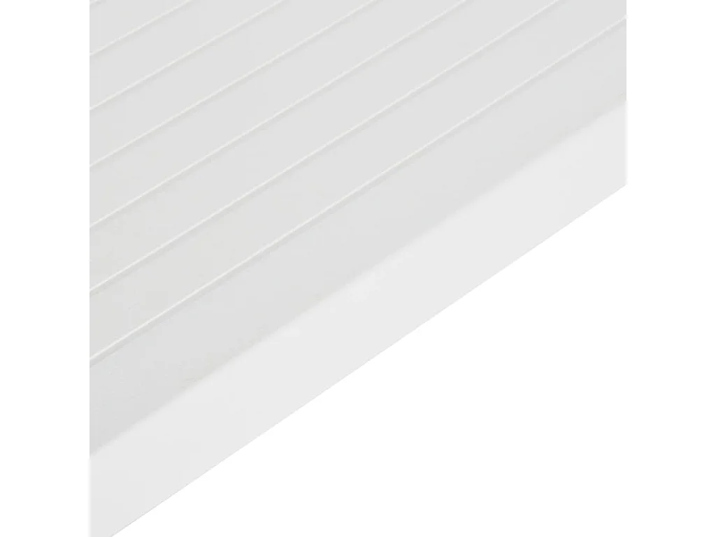 Gartentisch 150x90x72 cm PP Weiß