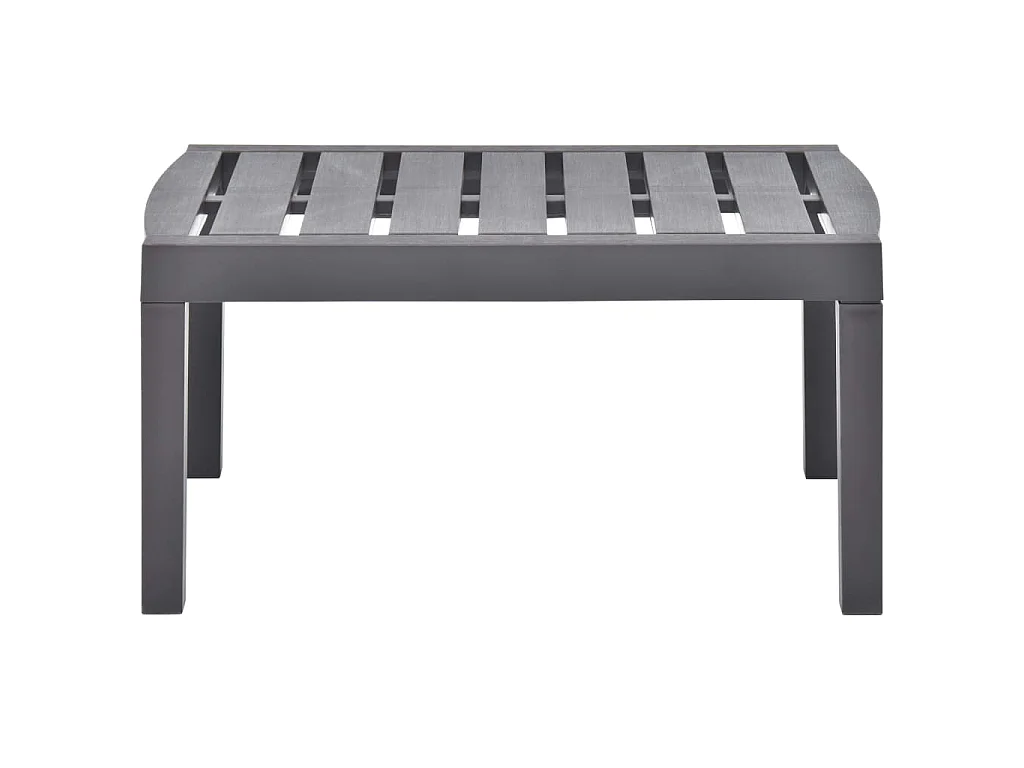 Mesa de jardim 78x55x38 cm plástico moca