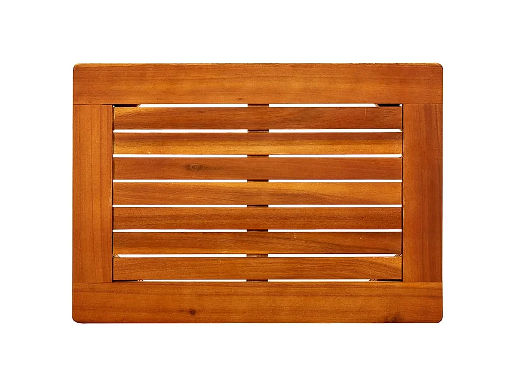 Table basse de jardin 50x35x36 cm Bois solide d'acacia
