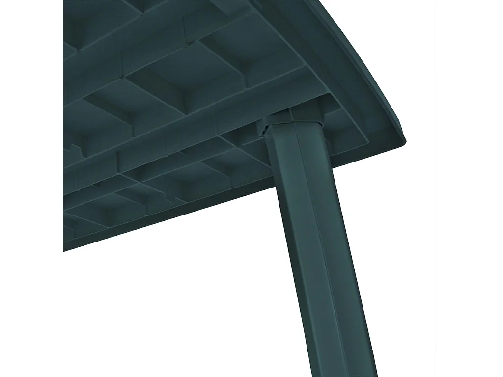 Table de jardin Vert 210 x 96 x 72 cm Plastique